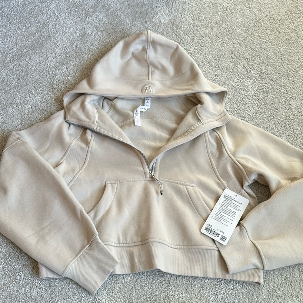 Scuba Oversized 1/2 Zip Hoodie